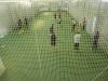 Prisoners behind the netting - Coaches practice drills