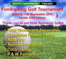 SCCA Golf Tournament Sponsors 2011
